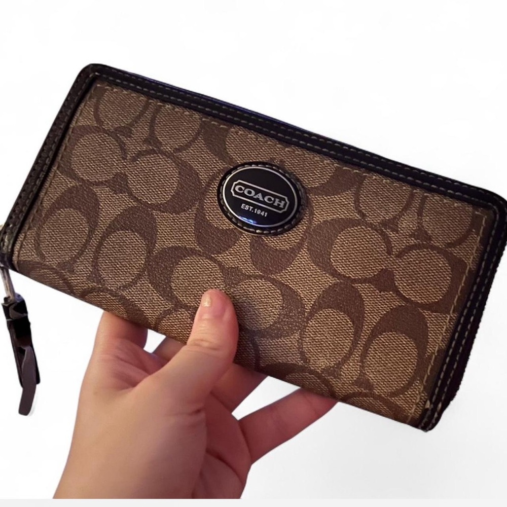 Coach Tan Signature Wallet